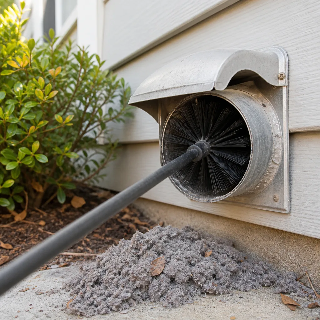 Dryer vent cleaning